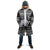 New Zealand Christmas Rugby Personalised Cloak Meri Kirihimete All Black Maori - Polynesian Pride