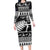 New Zealand Christmas Rugby Personalised Family Matching Long Sleeve Bodycon Dress and Hawaiian Shirt Meri Kirihimete All Black Maori - Polynesian Pride