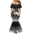 New Zealand Christmas Rugby Personalised Family Matching Mermaid Dress and Hawaiian Shirt Meri Kirihimete All Black Maori - Polynesian Pride
