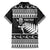 New Zealand Christmas Rugby Personalised Family Matching Off The Shoulder Long Sleeve Dress and Hawaiian Shirt Meri Kirihimete All Black Maori - Polynesian Pride
