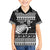 New Zealand Christmas Rugby Personalised Family Matching Short Sleeve Bodycon Dress and Hawaiian Shirt Meri Kirihimete All Black Maori - Polynesian Pride