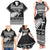 New Zealand Christmas Rugby Personalised Family Matching Tank Maxi Dress and Hawaiian Shirt Meri Kirihimete All Black Maori - Polynesian Pride