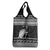 New Zealand Christmas Rugby Personalised Grocery Bag Meri Kirihimete All Black Maori - Polynesian Pride
