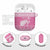 New Zealand Christmas Rugby Personalised AirPods Case Meri Kirihimete All Black Maori Pink Version - Polynesian Pride