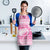 New Zealand Christmas Rugby Personalised Apron Meri Kirihimete All Black Maori Pink Version - Polynesian Pride