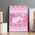 New Zealand Christmas Rugby Personalised Canvas Wall Art Meri Kirihimete All Black Maori Pink Version - Polynesian Pride