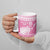 New Zealand Christmas Rugby Personalised Ceramic Mug Meri Kirihimete All Black Maori Pink Version - Polynesian Pride