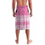 New Zealand Christmas Rugby Personalised Lavalava Meri Kirihimete All Black Maori Pink Version - Polynesian Pride
