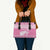 New Zealand Christmas Rugby Personalised Leather Bag Meri Kirihimete All Black Maori Pink Version - Polynesian Pride