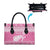 New Zealand Christmas Rugby Personalised Leather Bag Meri Kirihimete All Black Maori Pink Version - Polynesian Pride
