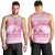 New Zealand Christmas Rugby Personalised Men Tank Top Meri Kirihimete All Black Maori Pink Version - Polynesian Pride