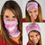 New Zealand Christmas Rugby Personalised Neck Gaiter Meri Kirihimete All Black Maori Pink Version - Polynesian Pride