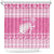 New Zealand Christmas Rugby Personalised Shower Curtain Meri Kirihimete All Black Maori Pink Version - Polynesian Pride