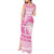 New Zealand Christmas Rugby Personalised Tank Maxi Dress Meri Kirihimete All Black Maori Pink Version - Polynesian Pride