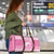 New Zealand Christmas Rugby Personalised Travel Bag Meri Kirihimete All Black Maori Pink Version - Polynesian Pride