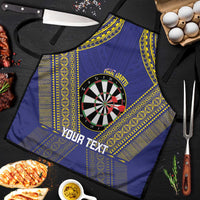 Personalised Niue Darts Apron Dart Board Hiapo Pattern - Polynesian Pride