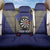 Personalised Niue Darts Back Car Seat Cover Dart Board Hiapo Pattern - Polynesian Pride