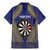 Personalised Niue Darts Family Matching Mermaid Dress and Hawaiian Shirt Dart Board Hiapo Pattern - Polynesian Pride