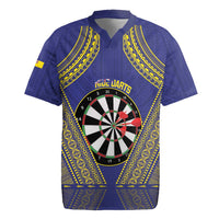 Personalised Niue Darts Rugby Jersey Dart Board Hiapo Pattern - Polynesian Pride