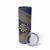 Personalised Niue Darts Skinny Tumbler Dart Board Hiapo Pattern - Polynesian Pride