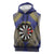 Personalised Niue Darts Sleeveless Hoodie Dart Board Hiapo Pattern - Polynesian Pride