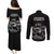 New Zealand Silver Fern Rugby Couples Matching Puletasi Dress and Long Sleeve Button Shirt Haka Aotearoa Kiwi Dance LT14 - Polynesian Pride