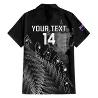 Custom New Zealand Silver Fern Rugby Family Matching Off Shoulder Short Dress and Hawaiian Shirt All Black Go Champions 2023 With Trophy Proud LT14 - Polynesian Pride