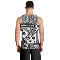 Black Bula Fiji Men Tank Top Unique Masi Tapa Pattern LT14 - Polynesian Pride