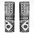 Black Bula Fiji Skinny Tumbler Unique Masi Tapa Pattern
