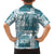 Hawaiian Quilt Hawaiian Shirt Tiki Tropical Retro Dark Cyan Version LT14 - Polynesian Pride