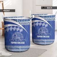 Tonga Tupou College Toloa Laundry Basket 160 Years Anniversary Tongan Ngatu Pattern