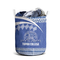 Tonga Tupou College Toloa Laundry Basket 160 Years Anniversary Tongan Ngatu Pattern