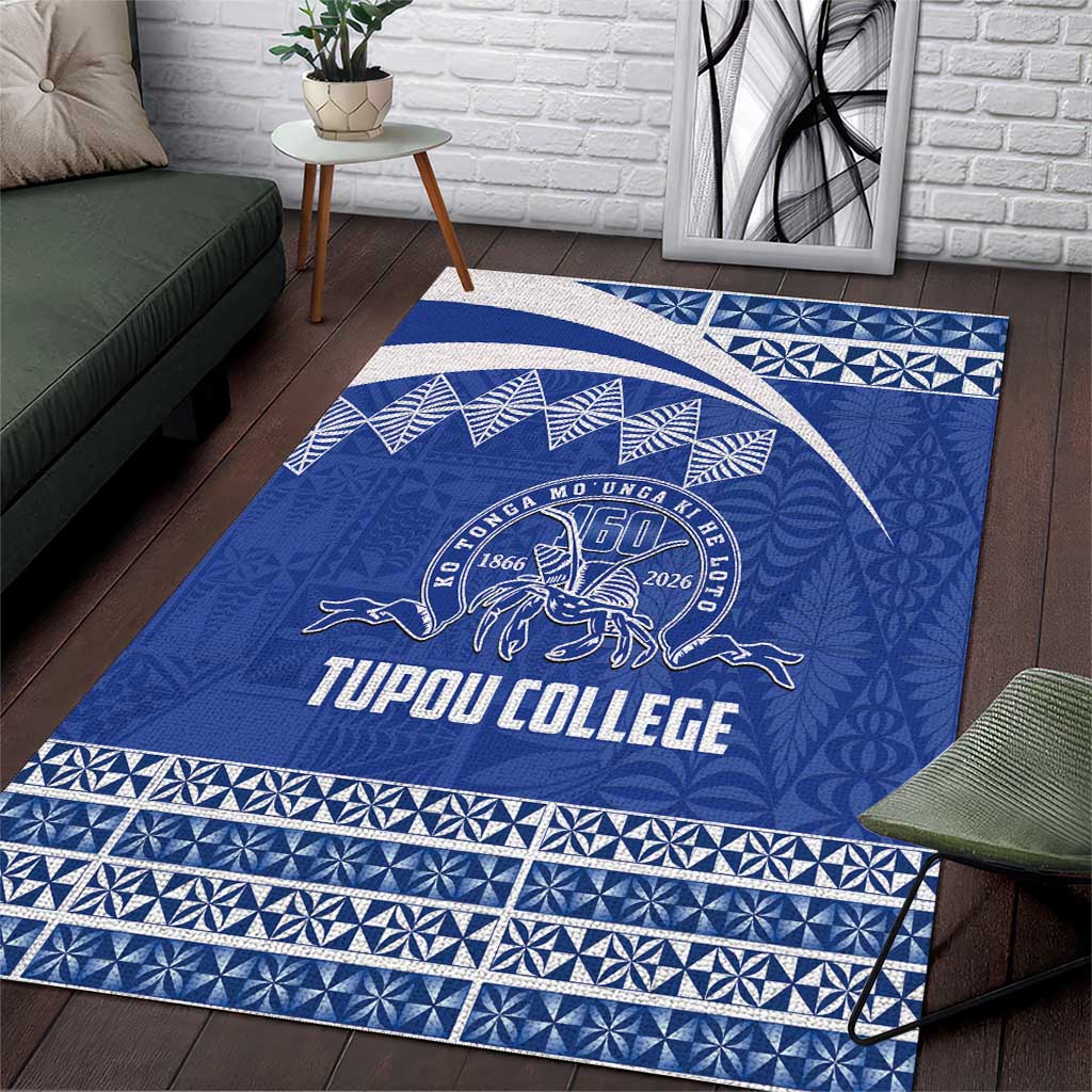 Tonga Tupou College Toloa Area Rug 160 Years Anniversary Tongan Ngatu Pattern