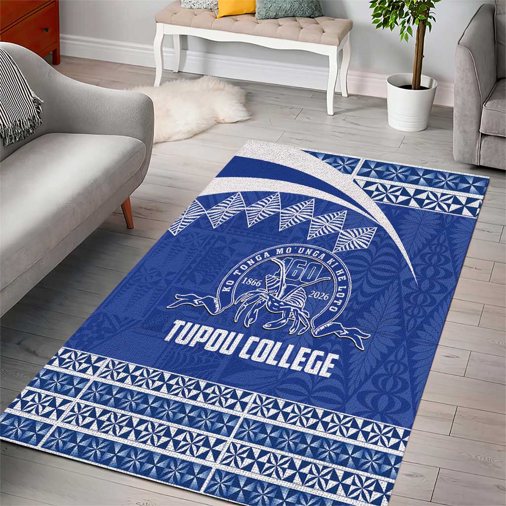 Tonga Tupou College Toloa Area Rug 160 Years Anniversary Tongan Ngatu Pattern