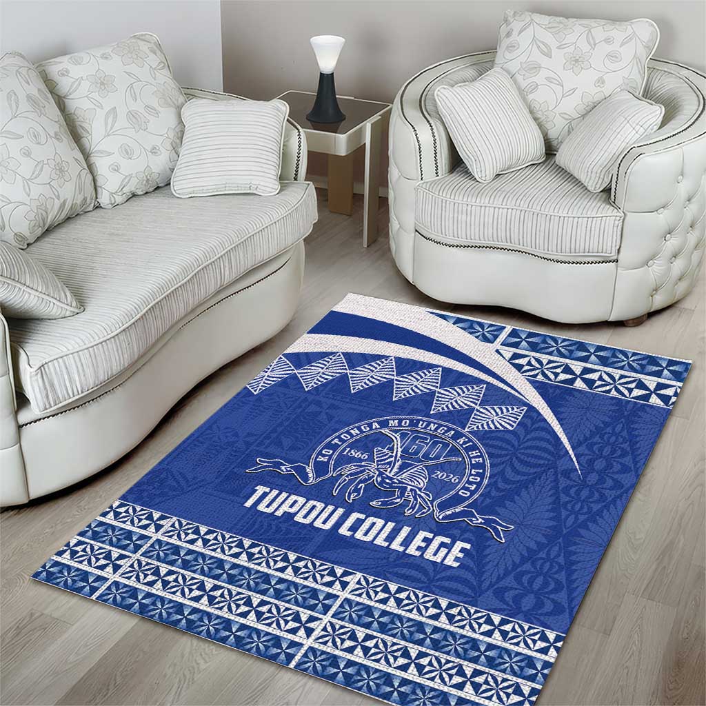 Tonga Tupou College Toloa Area Rug 160 Years Anniversary Tongan Ngatu Pattern