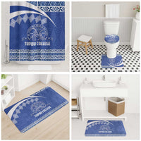 Tonga Tupou College Toloa Bathroom Set 160 Years Anniversary Tongan Ngatu Pattern