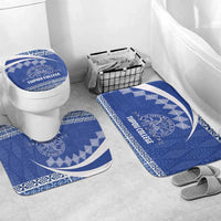 Tonga Tupou College Toloa Bathroom Set 160 Years Anniversary Tongan Ngatu Pattern