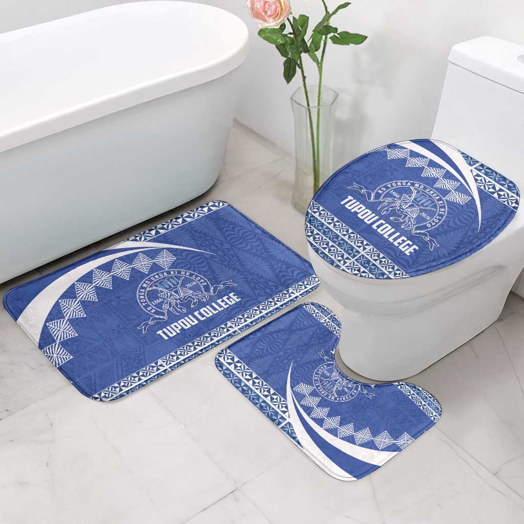 Tonga Tupou College Toloa Bathroom Set 160 Years Anniversary Tongan Ngatu Pattern