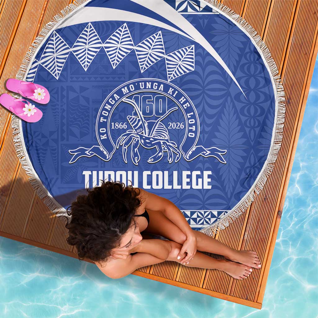 Tonga Tupou College Toloa Beach Blanket 160 Years Anniversary Tongan Ngatu Pattern