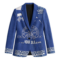 Personalised Tonga Tupou College Toloa Blazer 160 Years Anniversary Tongan Ngatu Pattern