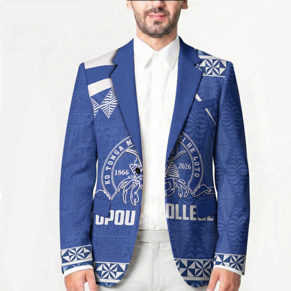 Personalised Tonga Tupou College Toloa Blazer 160 Years Anniversary Tongan Ngatu Pattern