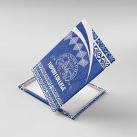 Tonga Tupou College Toloa Canvas Wall Art 160 Years Anniversary Tongan Ngatu Pattern