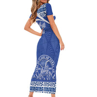 Personalised Tonga Tupou College Toloa Family Matching Short Sleeve Bodycon Dress and Hawaiian Shirt 160 Years Anniversary Tongan Ngatu Pattern