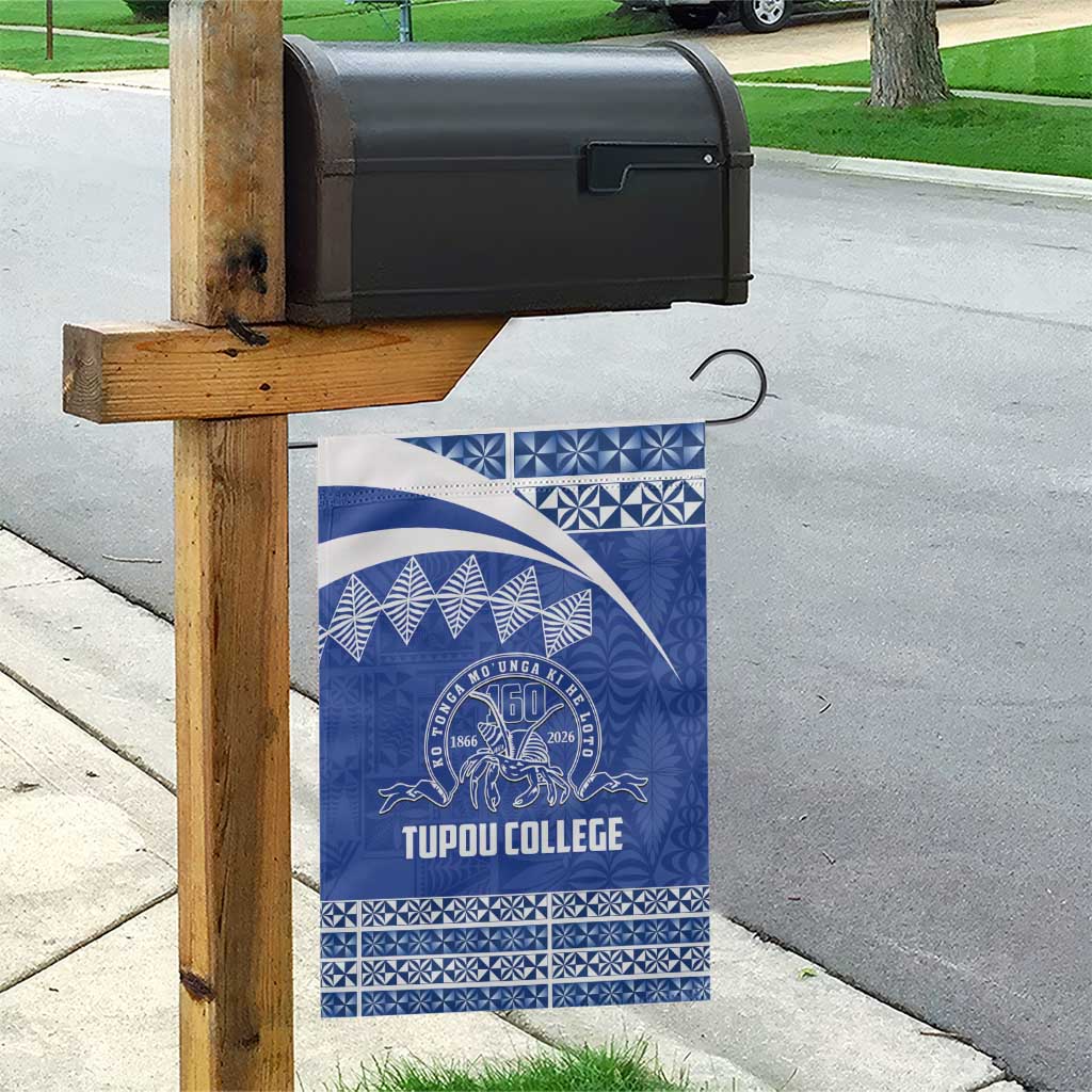 Tonga Tupou College Toloa Garden Flag 160 Years Anniversary Tongan Ngatu Pattern