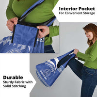 Tonga Tupou College Toloa Grocery Bag 160 Years Anniversary Tongan Ngatu Pattern