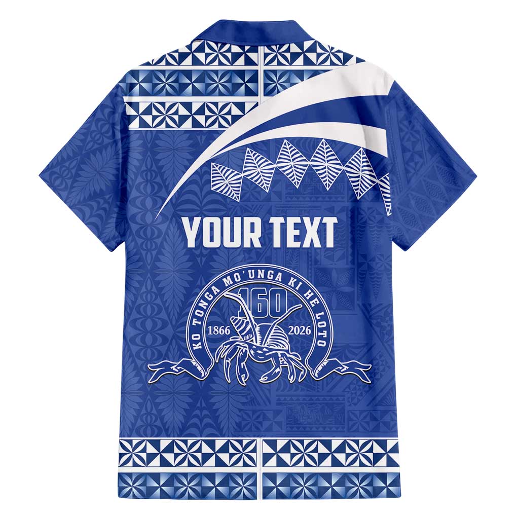 Personalised Tonga Tupou College Toloa Hawaiian Shirt 160 Years Anniversary Tongan Ngatu Pattern LT14 - Polynesian Pride