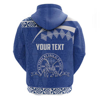 Personalised Tonga Tupou College Toloa Hoodie 160 Years Anniversary Tongan Ngatu Pattern