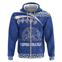 Personalised Tonga Tupou College Toloa Hoodie 160 Years Anniversary Tongan Ngatu Pattern