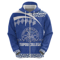 Personalised Tonga Tupou College Toloa Hoodie 160 Years Anniversary Tongan Ngatu Pattern
