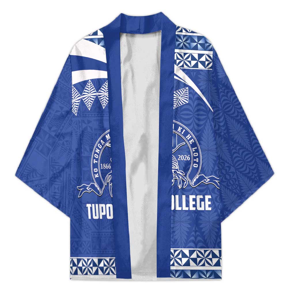 Personalised Tonga Tupou College Toloa Kimono 160 Years Anniversary Tongan Ngatu Pattern